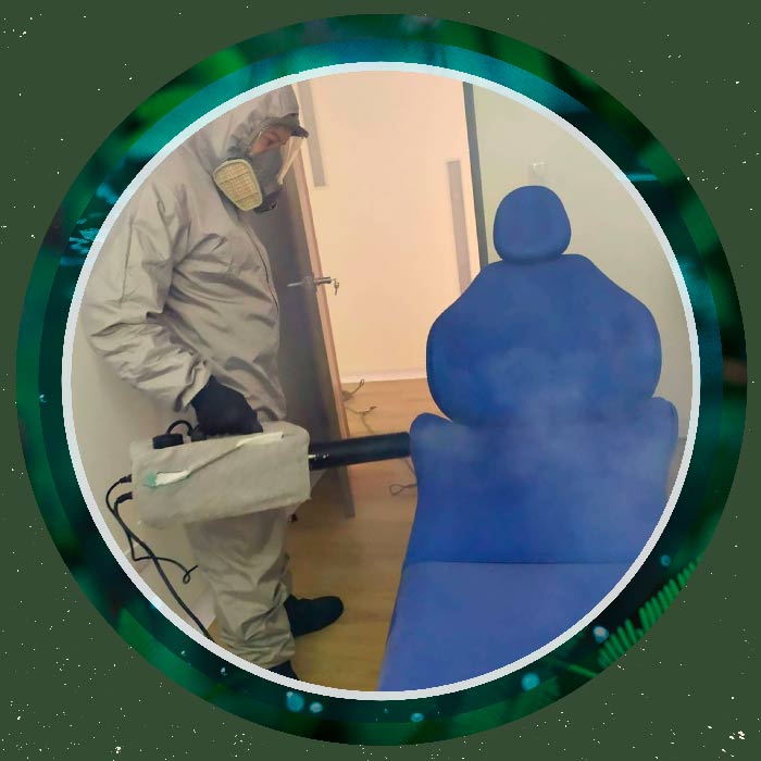 desinfección de virus y bacterias